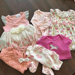 6 Months Girl Bundle, 6 Items, #16